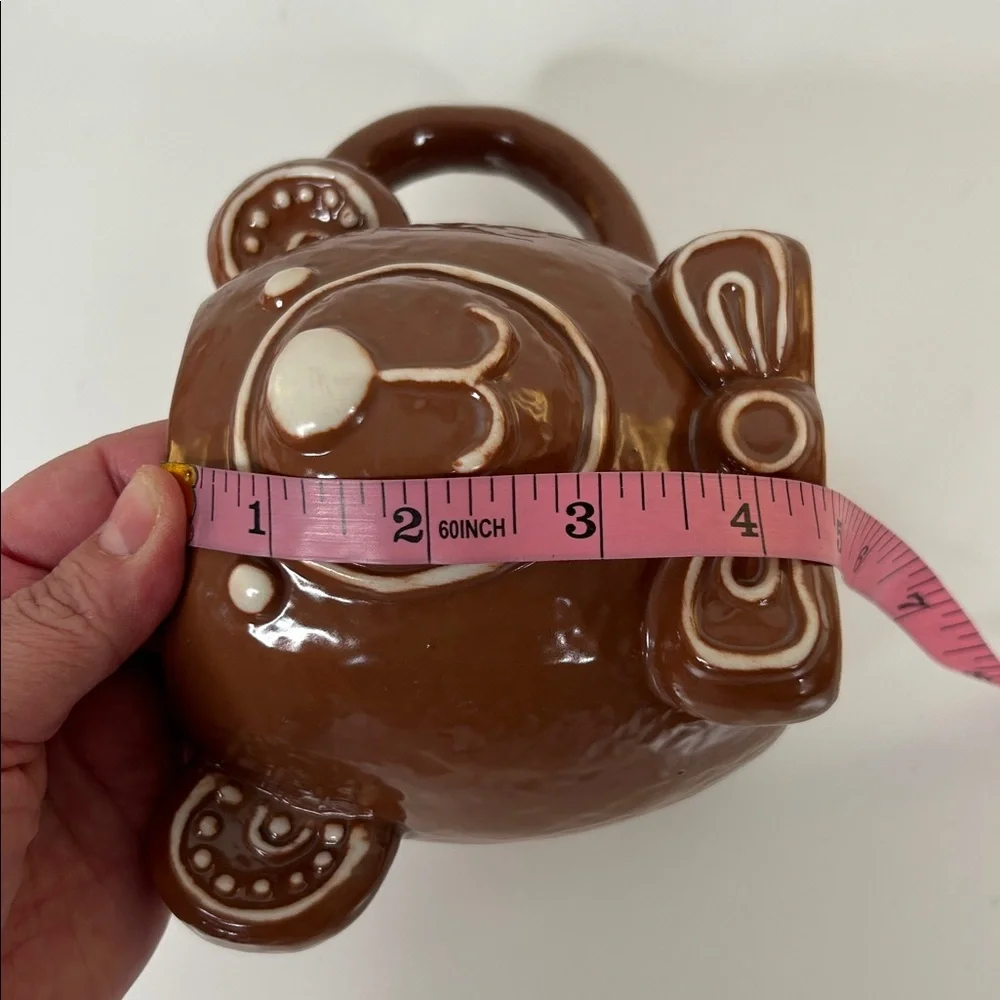 Pottery Barn Gingerbread Bear Mug 26oz New!